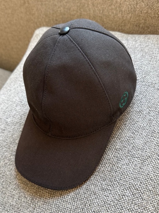 Gucci Accessories - Authentic Gucci Black Cap with Green and Red Stripe